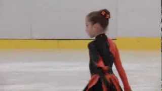 Luiza Ilie  Campionatul National de Patinaj Artistic 2014 locul II cadeti [upl. by Noissap]