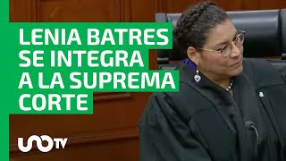 Ministra Lenia Batres Guadarrama se integra a trabajos de la Suprema Corte [upl. by Idelia180]