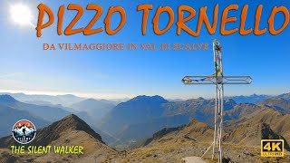 PIZZO TORNELLO da Vilmaggiore BG Escursione di novembre in Val di Scalve video 4K orobie [upl. by Hnamik974]