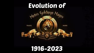 Evolution of MGM Logo Intro 19162023 [upl. by Goodman]