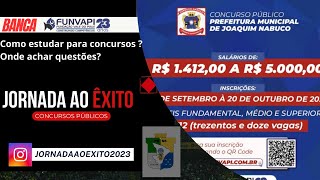 Banca FUNVAPI  dicas de estudos onde encontrar questões e muito mais [upl. by Mikel263]