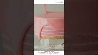 핑크 핑크 노오븐 딸기 크레이프 치즈케이크 No Bake Strawberry Crepe Cheesecake Shorts Baking [upl. by Itram]