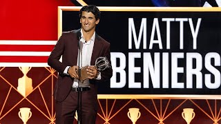 Beniers wins 202223 Calder Memorial Trophy [upl. by Ecined]