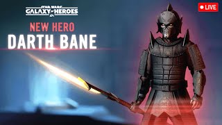 Darth Bane 7 Star Unlock  Gameplay Testing LIVE  Star Wars Galaxy of Heroes [upl. by Kenison]