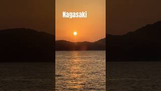 nagasaki japan travel ocean lovely sunset happiness 🇯🇵⛩️🌅 [upl. by Nosreg77]