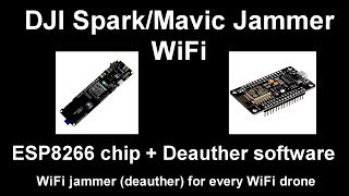 Dji SparkMavic jammer WiFi [upl. by Enohs]