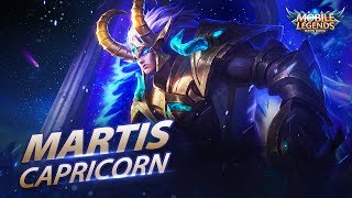 Martis Zodiac Skin  Capricorn Mobile Legends Bang Bang [upl. by Adiesirb]