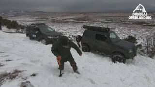 February Camp During Beast From The East Snow Storm [upl. by Nolat]