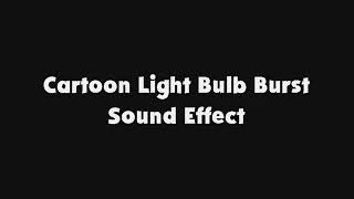 Cartoon Light Bulb Burst SFX [upl. by Reichert92]