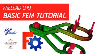 📊 FreeCAD FEM Tutorial  FEM Workbench  Free CAD FEM Analysis [upl. by Odlo]