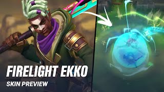 Firelight Ekko Skin Preview  Wild Rift [upl. by Ahsieyt]