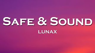 LUNAX  Safe amp Sound Lyrics feat HUTS Mary Jensen [upl. by Macario716]