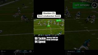 Best Linebacker Build In Madden 25 fyp madden nfl gaming [upl. by Eiramnna]