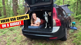 DIY Volvo V50 Camper Conversion on a Budget [upl. by Tisha]