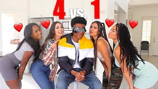 ONE BLINDFOLDED KID VS 4 INSTAGRAM MODELS Smash or Pass FACE TO FACE [upl. by Ennayhs74]