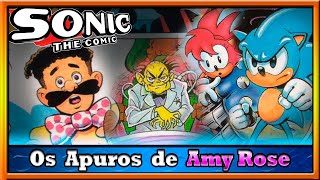 Os Apuros de Amy Rose  Sonic The Comic Fleetway Edição 1822 [upl. by Coombs693]