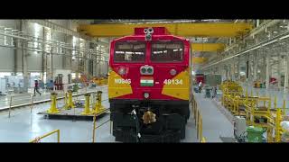 An American Company Wabtec Corporation Diesel Locomotive In IndiaAmazing 5 Year exciting journey [upl. by Jahdol]