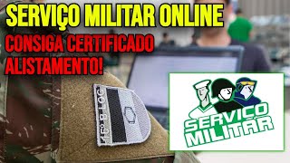 COMO FAZER ALISTAMENTO MILITAR PELA INTERNET  20242025 [upl. by Johnston]