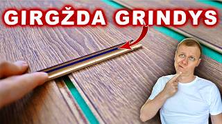 KAIP KLOTI LAMINATĄ BE GIRGŽDESIO KODĖL GRINDYS GIRGŽDA KAIP PAŠALINTI GRINDŲ GIRGŽDESĮ [upl. by Horsey807]