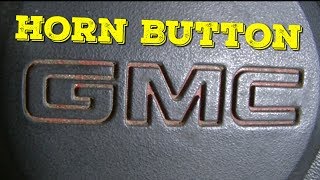 91 GMC C3500 Dually GMC Horn Button Cap Install [upl. by Attelra840]