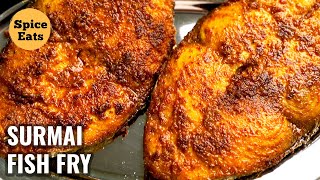 FISH FRY  SURMAI FISH RECIPE  EASY FISH FRY RECIPE  MASALA FISH FRY [upl. by Moth]