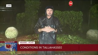 Tracking hurricane conditions from Tallahassee [upl. by Bena]