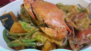 Ginataang Alimasag crabs in coconut milk [upl. by Etteloiv]