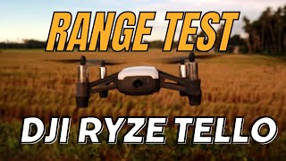 DJI Ryze Tello Drone Range Test [upl. by Yarahs233]