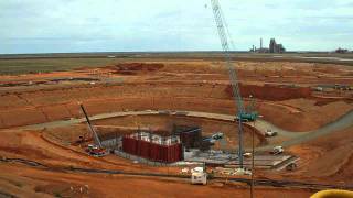 Fortescue Metals Group FMG train unloader August 2011 [upl. by Assirual]