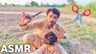 ASMR FAST Haircut ✂️ but im ASMRtist 😲 [upl. by Rombert]