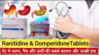 Ranitidine hydrochloride and domperidone tablets  ranitidine and domperidone tablets uses [upl. by Enyr]