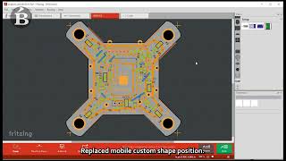 How to making custom shape PCB in Fritzing  simple and easy [upl. by Mccreary550]