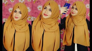 Without Inner Cap amp Full Coverage Chiffon Hijab Style  EP1 Chiffon Freak  MUNA [upl. by Attem]