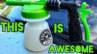 Snow Foam Blaster R1 With Maxi Suds II Both By Chemical Guys Product Review [upl. by Pirozzo]