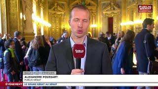 Grand débat  déclaration dEdouard Philippe devant le Sénat  Sénat 360 10042019 [upl. by Nryhtak379]