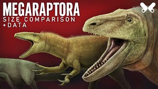 MEGARAPTORA Dinosaurs size comparison and data [upl. by Laurel]