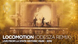 Locomotion ODESZA Remix  Live from LA State Historic Park 2019 [upl. by Cyma]