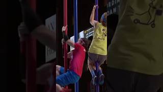 NINJA WARRIOR RACE 40 FEET IN THE AIR shorts [upl. by Candi938]