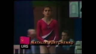 Natalia Yurchenko URS VT AA 9875 1985 World Championships [upl. by Krueger508]