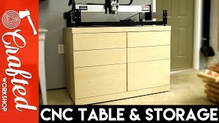 DIY CNC Table amp Tool Storage Cabinet  HowTo Build [upl. by Eidassac]