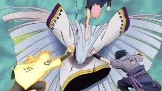 NarutoSasukeSakura amp Kakashi Vs Kaguya Otsutsuki Full Fight Eng Dub HD [upl. by Gilges]