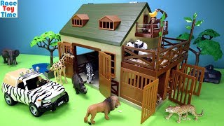 Terra Battat Animal Care Playset  Building plus animal toys [upl. by Bullion209]