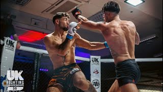 Simon Porter vs Liviu Huaman  UKFC 35 [upl. by Desdee]