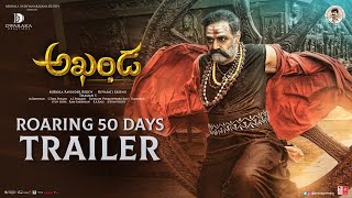 Akhanda Roaring 50 Days Trailer  Nandamuri Balakrishna  Boyapati Srinu  Pragya Jaiswal  Thaman S [upl. by Aloin246]