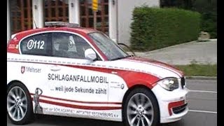 RTW BRK Regensburg  NEF  Schlaganfallmobil [upl. by Dafodil570]