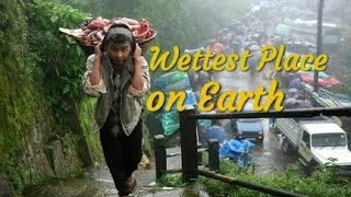 Wettest Place on Earth Mawsynram Meghalaya [upl. by Halyhs649]