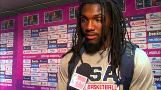 Kenneth Faried Talks About The Win vs Mexico [upl. by Zak]