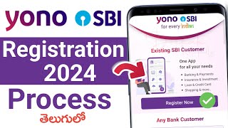 Yono SBI Registration in Telugu 2024  How to Register on Yono Sbi App in Telugu 2024  SBI Yono New [upl. by Brightman]