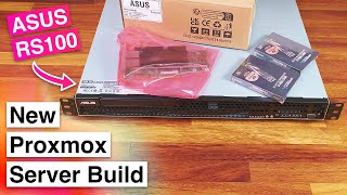 Building My New Proxmox Server  ASUS RS100E10PI2 [upl. by Amadeo781]