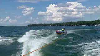 Conesus Lake tubing part 1 from iPhone [upl. by Fazeli777]